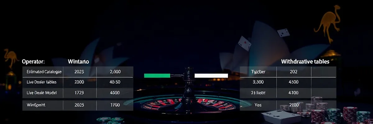 Comparative Tables: Key Operator Metrics — payid casino australia in Australia